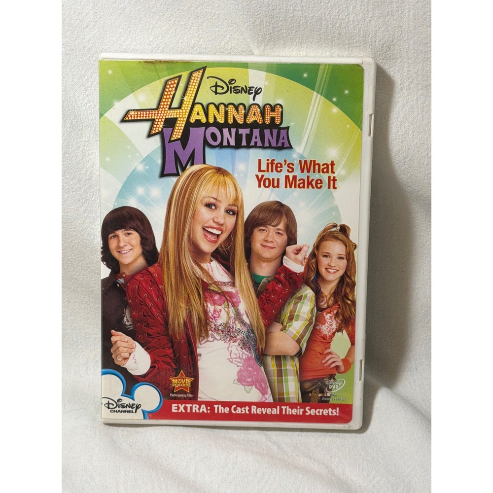 Disney Hannah Montana Lifes What You Make It DVD 2007 Miley Cyrus TV Show